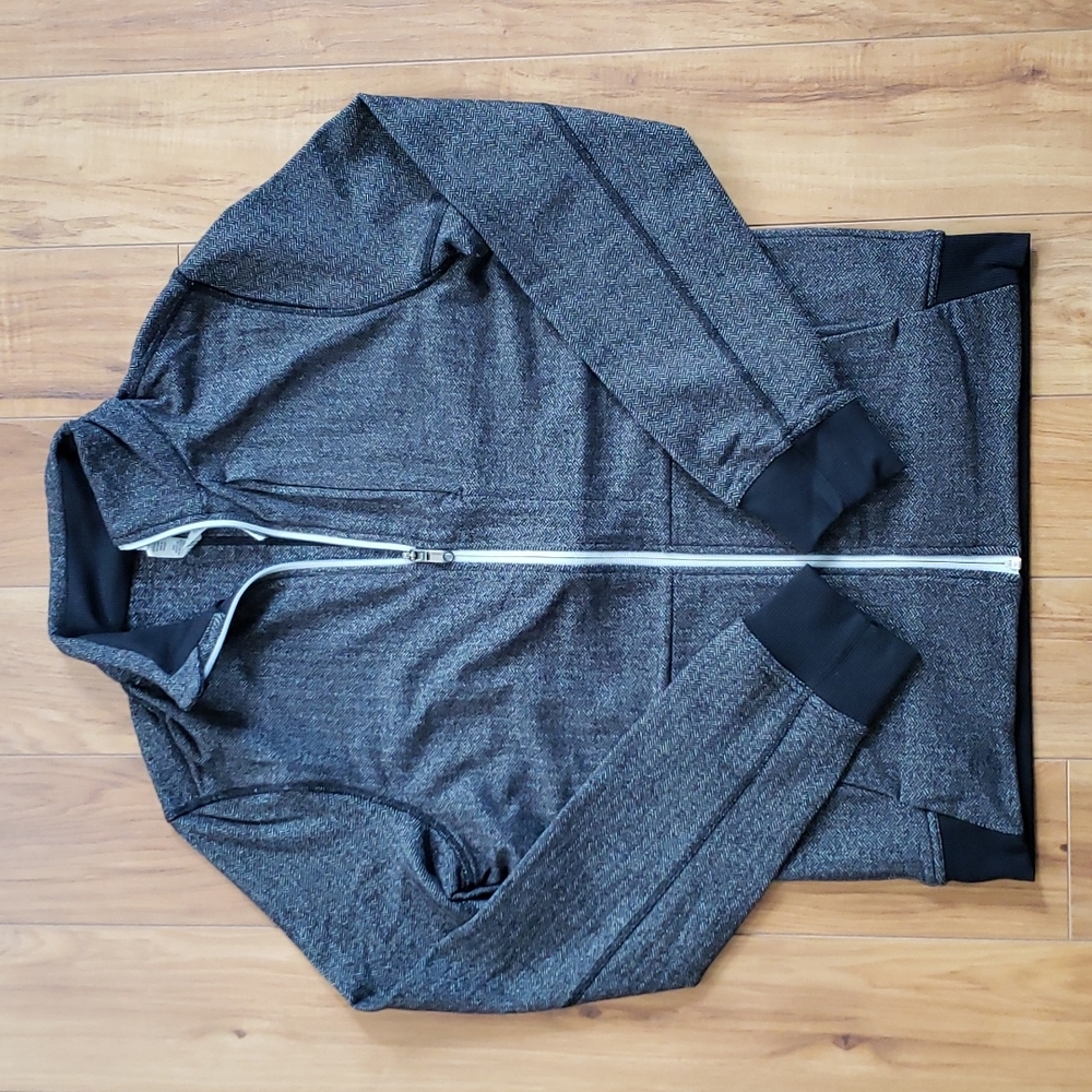 Lululemon Pre-Post Herringbone Full Zip Jacket
